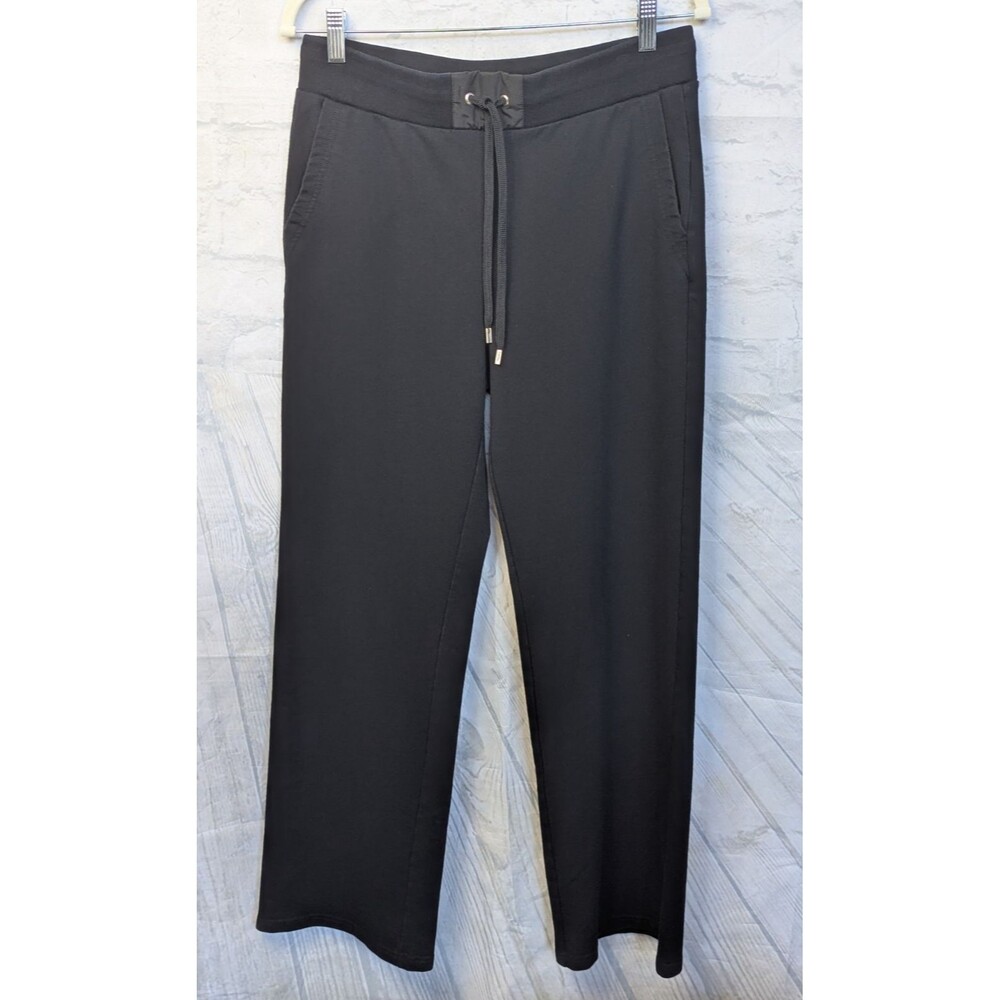 Lauren Active Ralph Lauren Black Wide Leg Sweatpants Drawstring M